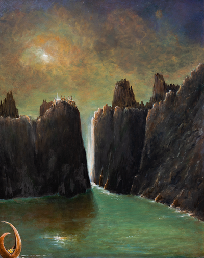 De Kloof van Welvaart — Olieverf op paneel, 86 x 70 cm