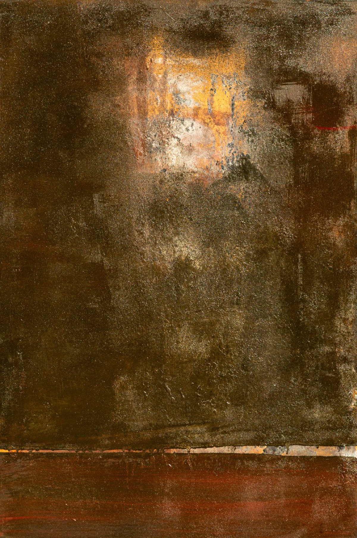 Het Getal 14 — Olieverf op paneel, 67,5 x 45 cm