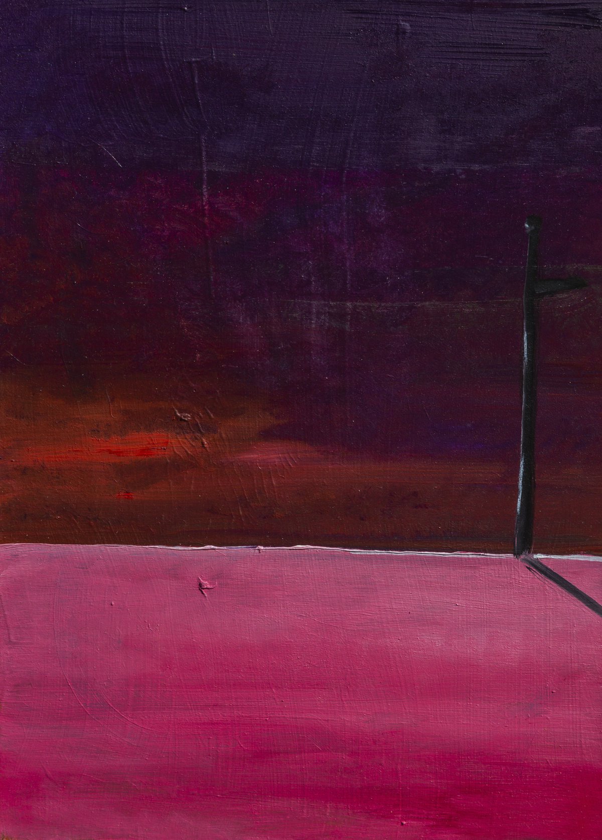 Horizon compositie 4 — Olieverf op paneel, 50 x 30 cm