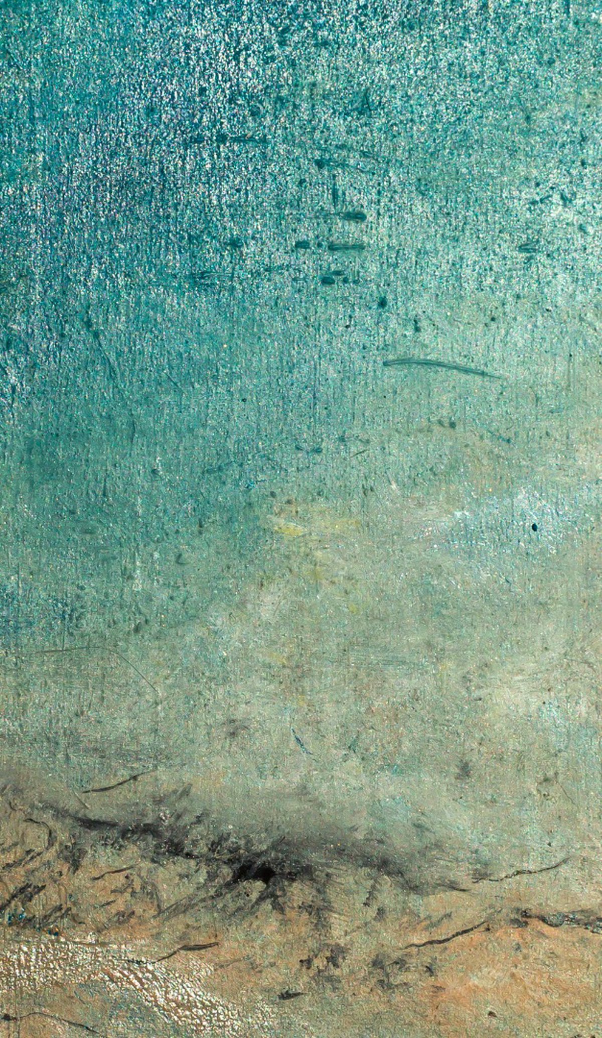 Ijle Lucht — Olieverf op paneel, 25,5 x 16 cm