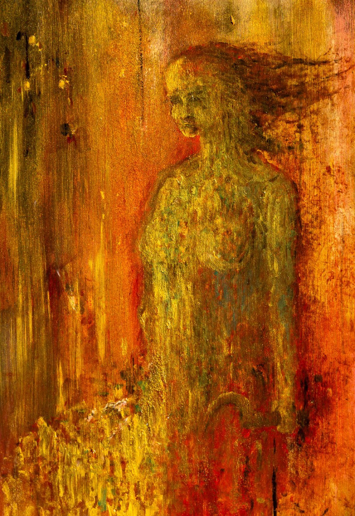 Kracht van de Vrouw — Olieverf op paneel, 62 x 43 cm