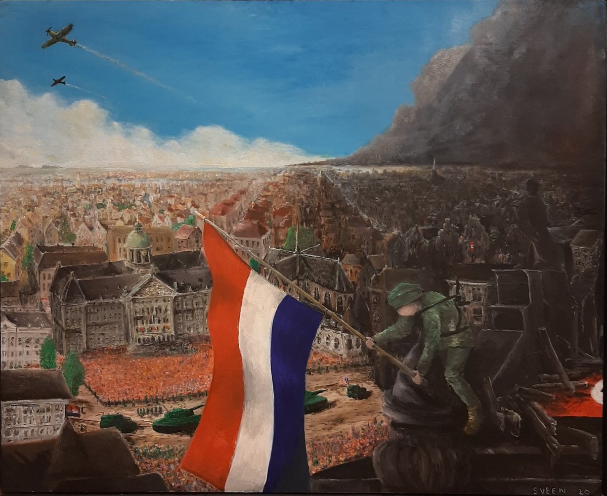 Verdreven Tirannie — Olieverf op paneel, 125 x 100 cm
